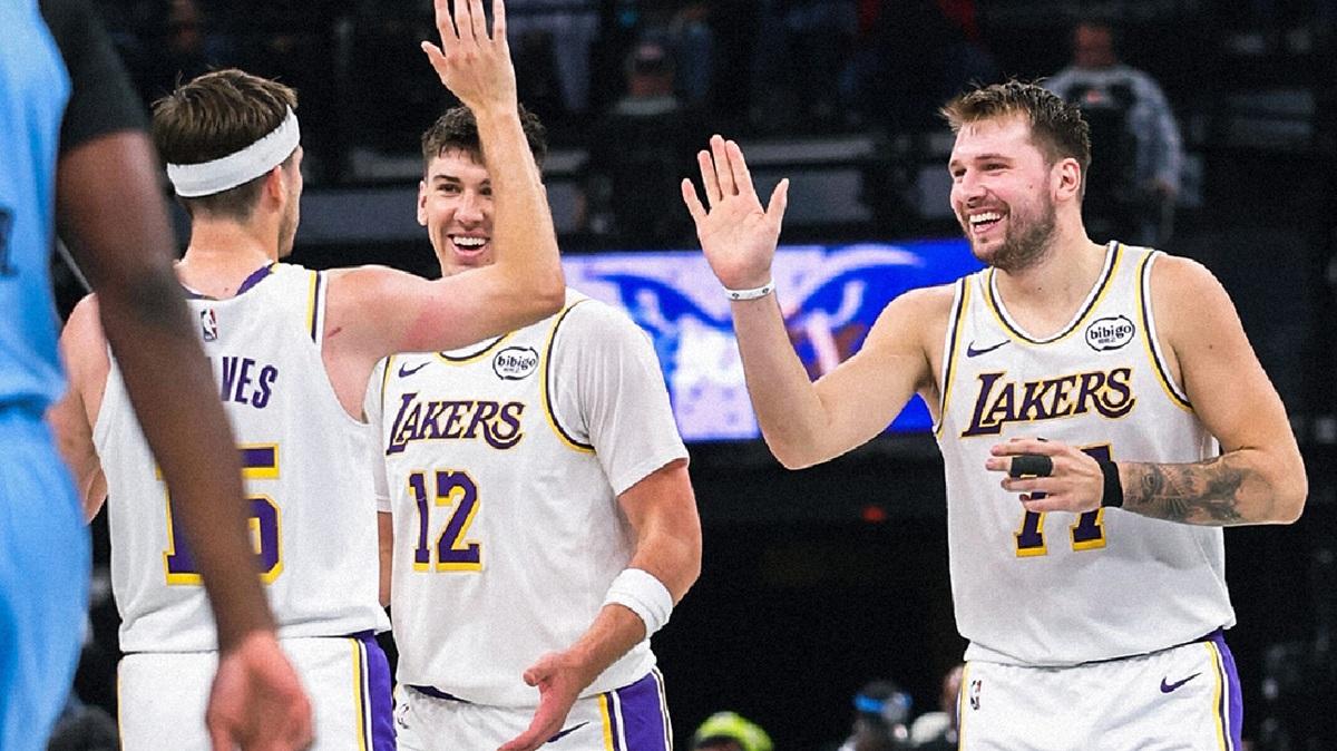 NBA Cup: Luka Doncic trascina i Lakers con 44 punti contro i Grizzlies