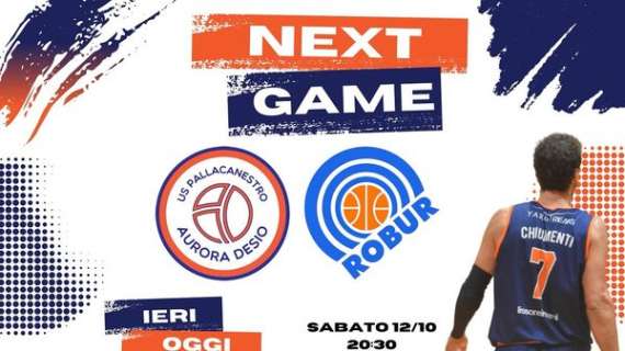 Serie B - Robur Saronno in trasferta al PalaDesio dell'Aurora