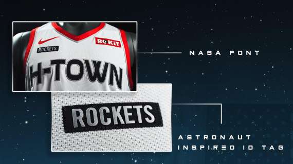 NBA - Rockets, la nuova maglia fa occhiolino alla NASA
