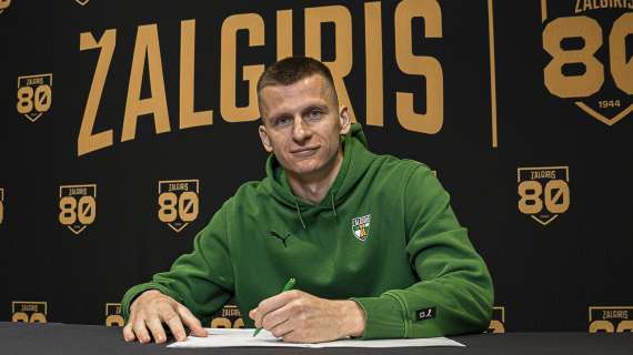 UFFICIALE EL - Zalgiris Kaunas, rinnovato Arnas Butkevičius
