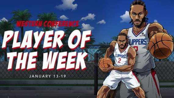 NBA - Players of the Week: a Ovest ecco Kawhi Leonard