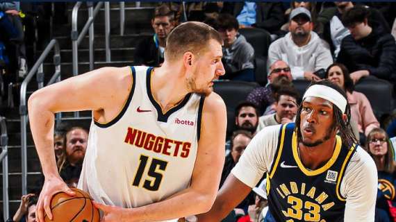 NBA - Nikola Jokic mena le danze (19 assist) e fa ballare Nuggets e Pacers