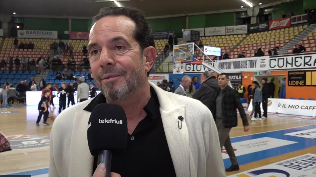 Udine: Pedone sulla prima vittoria al Carnera, la prova di Christon e la dedica a Hickey