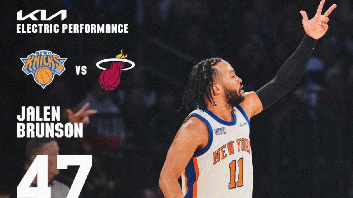 Con un Brunson irreale da 47 punti i Knicks piegano Miami di Ware al MSG