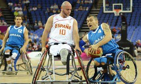 Paraolimpici a Londra: la Spagna domina gli Azzurri 67-40
