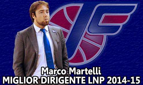 Marco Martelli nominato Manager dell'anno 2014-15