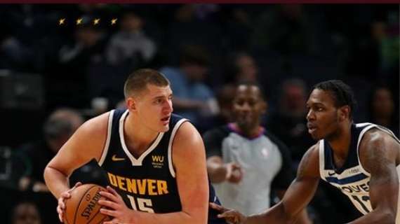NBA - Ancora Jokic, canestro decisivo: Denver batte Minnesota