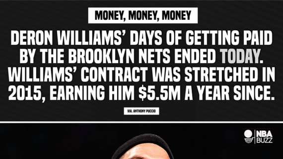 NBA - I Nets finiscono oggi di pagare lo stipendio a Deron Williams