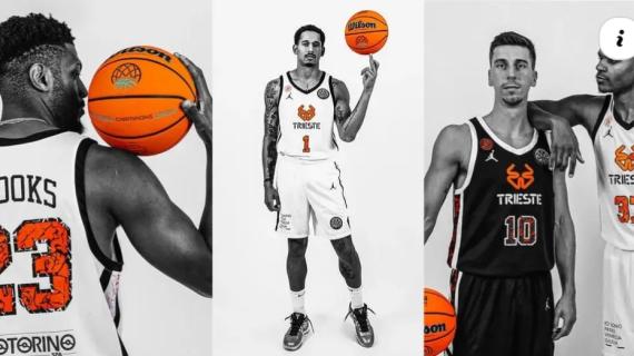 La Pallacanestro Trieste presenta le maglie speciali per l'Europa ispirata a MJ e la Stefanel