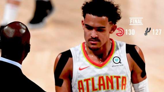 NBA - Preseason, contro gli Spurs Trae Young porta un sorriso da tre punti ad Atlanta