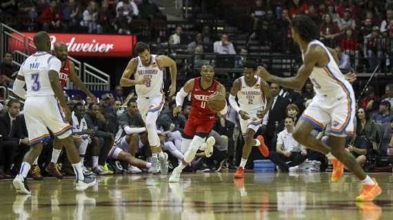NBA - Gallinari e i Thunder fanno solo tremare i Rockets
