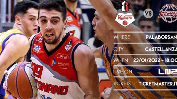 Serie B - Comincia il ritorno dei Knights contro la Libertas
