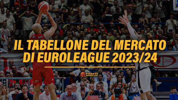 LIVE | Il Tabellone del Mercato di EuroLeague per la Stagione 2023/24