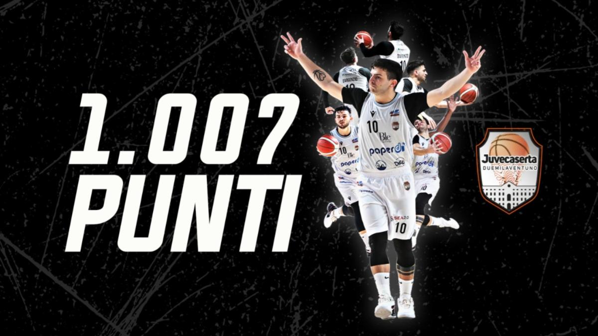 Serie B - Mimmo D’Argenzio supera i 1.000 punti complessivi con la JuveCaserta