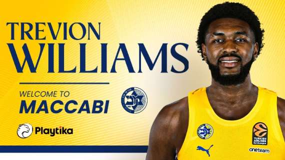 UFFICIALE EL - Maccabi, preso Trevion Williams: arriva dall'Alba Berlino