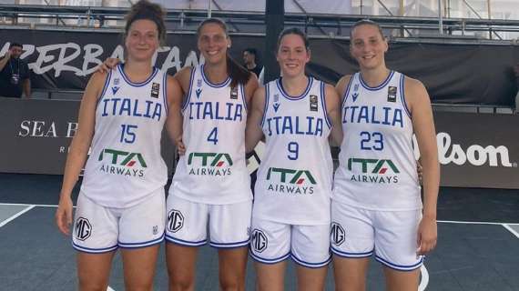 FIBA Women's Series - A Baku si ferma ai quarti la corsa dell'Italia 3x3F