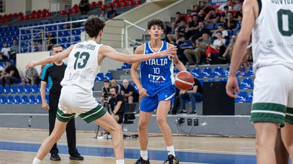 Italbasket U16 sconfitta in semifinale agli Europei: domani per il bronzo