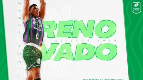 UFFICIALE BCL - Tyson Perez estende con l'Unicaja Malaga fino al 2029