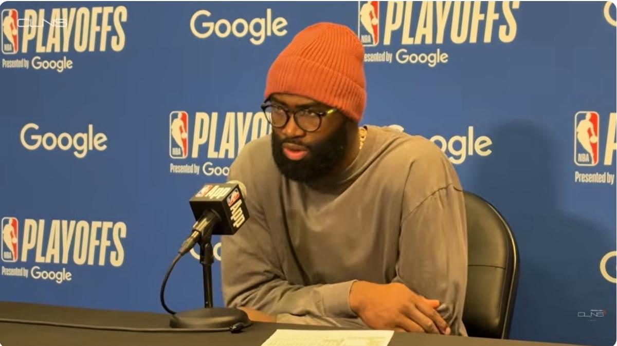 Incidente spaventoso, ma Jaylen Brown rassicura tutti sull'infortunio alla caviglia