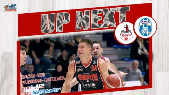 Serie B - Legnano Knights, al Palaborsani arriva l'Orlandina Basket