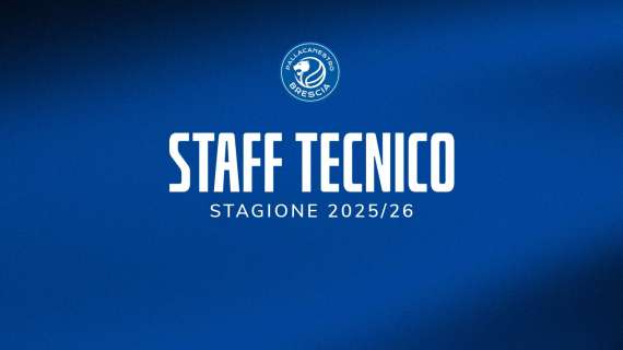 Pallacanestro Brescia: la composizione dello staff tecnico della Prima Squadra