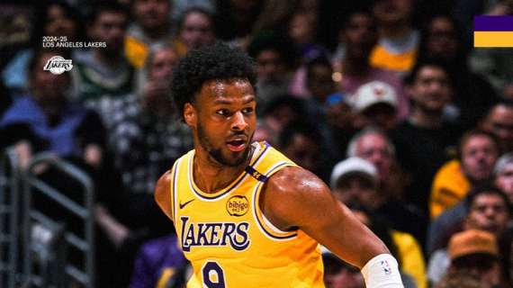 NBA - Lakers, Bronny James sfrutta bene lo spazio ricevuto contro i Bucks