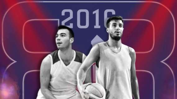 Serie C - Simone Conti e Iheb Ben Salem per il Bologna Basket 2016