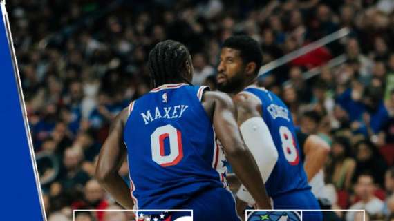 NBA - Edwards e Reid rovinano il debutto di Paul George con i Sixers