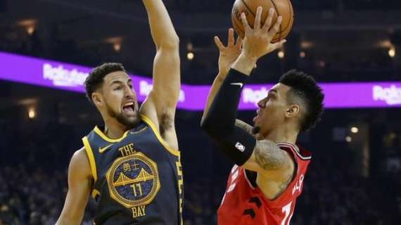 NBA - I Raptors dettano legge nell'Oracle Arena, Warriors rivedibili