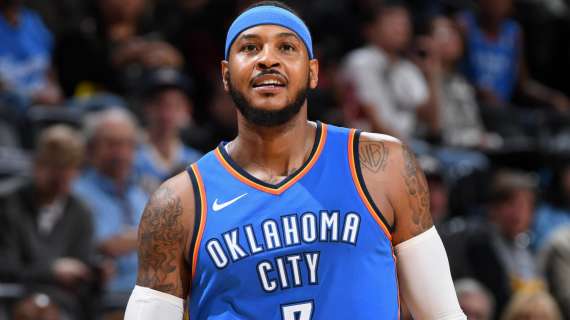 NBA - Carmelo Anthony a 17 punti dai 25000 in carriera