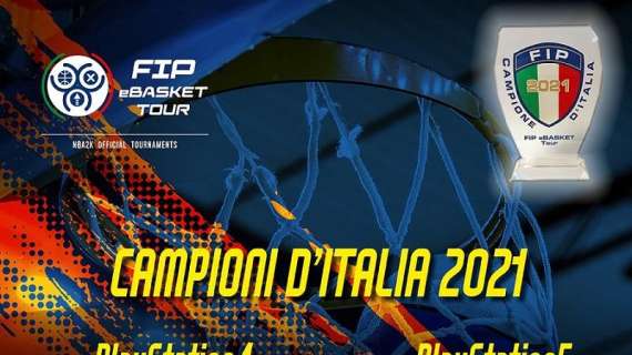 FIP eBasket Tour - Assegnati gli scudetti 2021 1vs1 e 5vs5