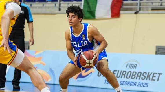 Italbasket U16, l'Europeo inizia con la vittoria 105-69 sulla Romania