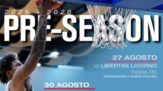 Unahotels Reggiana, ecco il calendario della pre-season