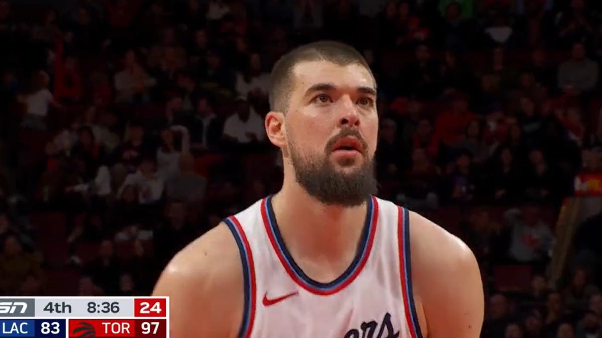 Clippers, tegola Ivica Zubac: out almeno tre settimane per infortunio