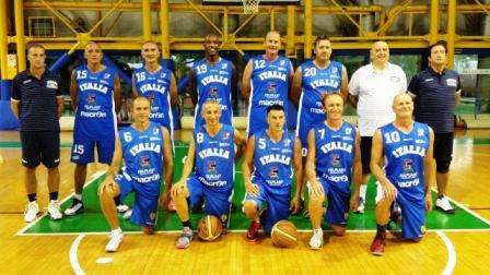 Ricky Morandotti e l'Italia B "Orgogliosi di rappresentare l'Italia in finale al campionato Maxibasket"