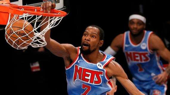 NBA - Kevin Durant salva Brooklyn dai Nuggets