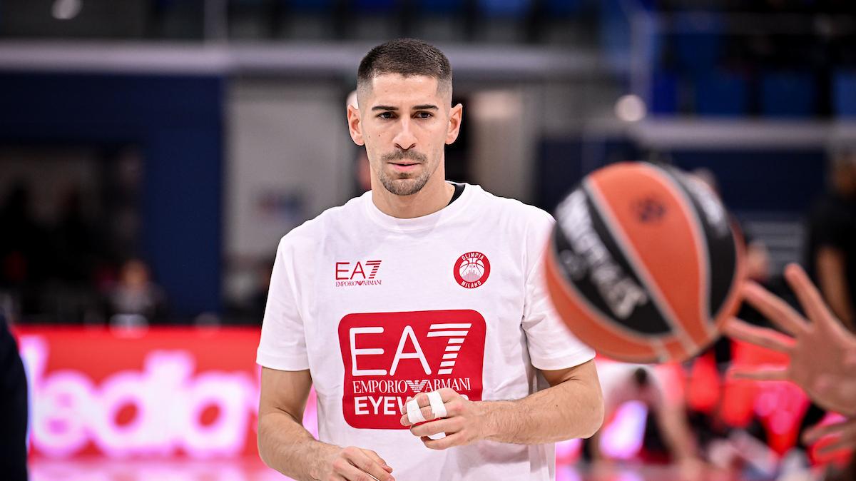 Olimpia Milano verso Trieste: Flaccadori torna in gruppo ma non è utilizzabile 
