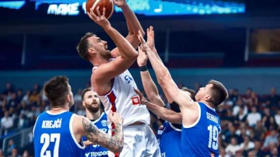 EuroBasket, Serbia perfetta: eliminata la Cechia, ma Micic va ko