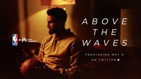 NBA - "Above The Waves": Klay Thompson contro le barriere