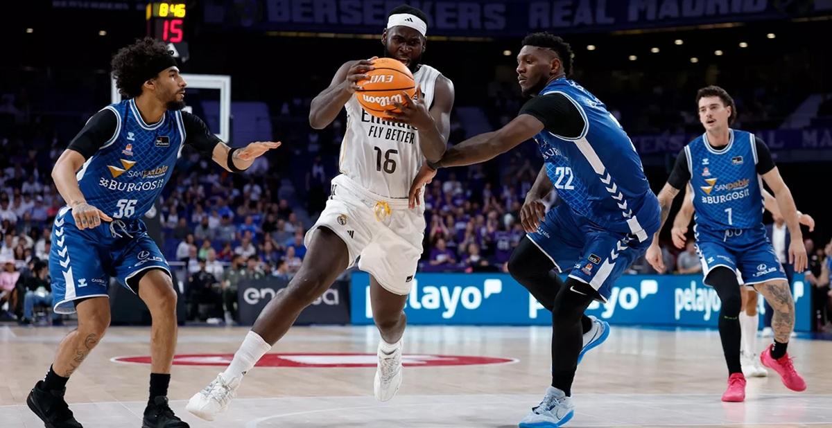 ACB - Campazzo guida il Real Madrid alla vittoria contro Burgos alla Movistar Arena