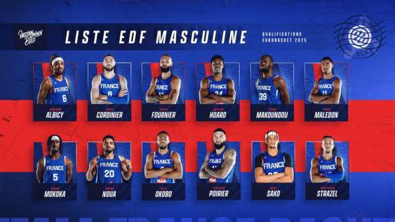 Isaia Cordinier e Evan Fournier tra i convocati della Francia a febbraio