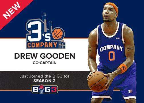 BIG 3 - Anche Drew Gooden alla prossima edizione