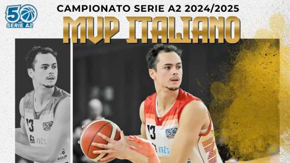 Ufficiale: Pierpaolo Marini (Rimini) è l'MVP Italiano in Serie A2 2024/25
