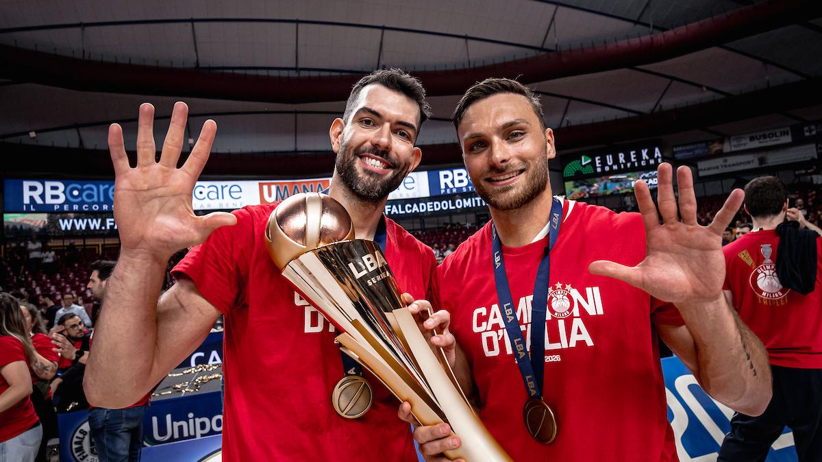 Stefano Tonut vince il quinto Scudetto: «Un anno difficile per me. Il gruppo è stato speciale»