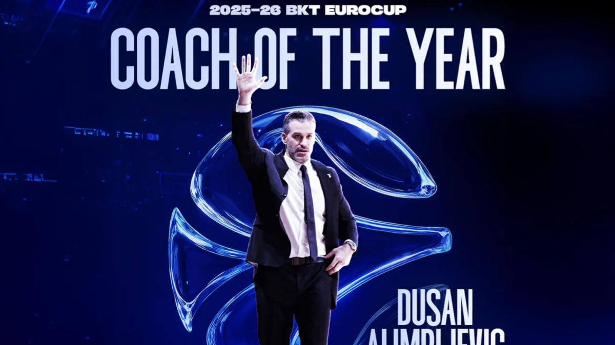 Dusan Alimpijevic è il Miglior Coach della stagione 2025/26 di EuroCup