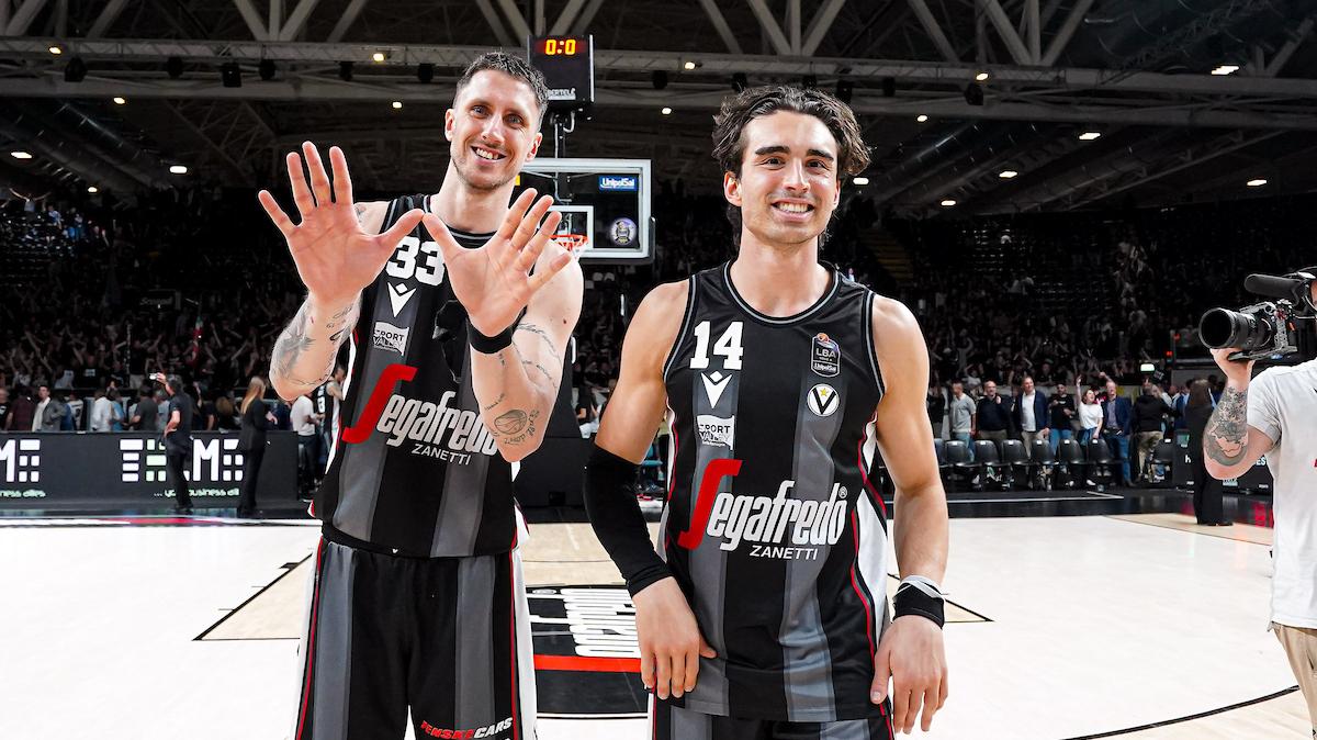 Bruno Mascolo: «La dedico a Achille Polonara. Vincere con la #33 è stato bellissimo»