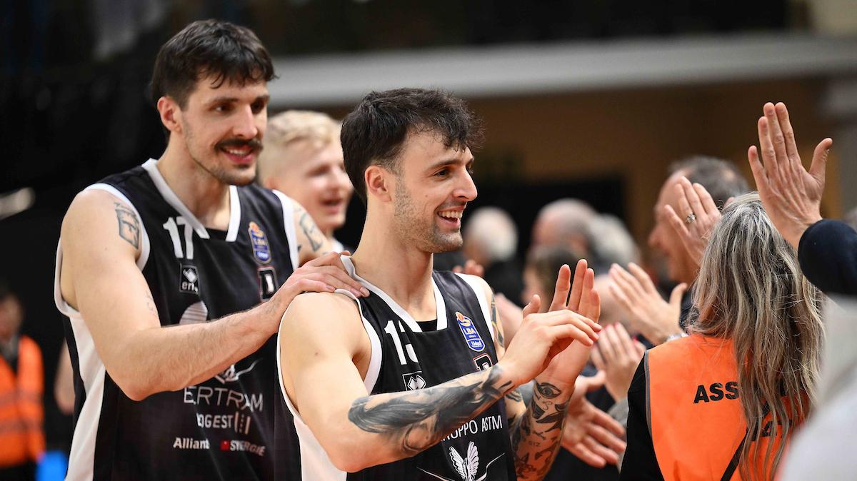 Derthona, nel doppio overtime con Sassari Vital e Baldasso ritoccano record