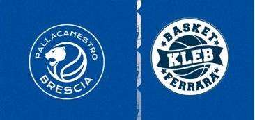 LBA - Kleb Ferrara avversario per la Germani Brescia nello scrimmage a Pisogne