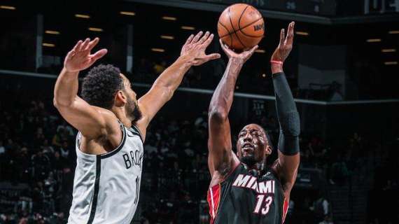 NBA - I Miami Heat mettono a nudo i problemi dei Brooklyn Nets