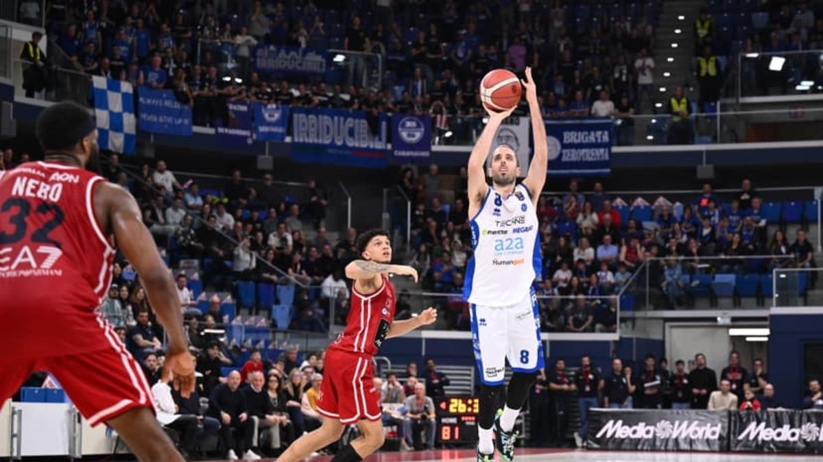 Brescia, Amedeo Della Valle alza il suo rendimento ai playoff contro l'Olimpia Milano